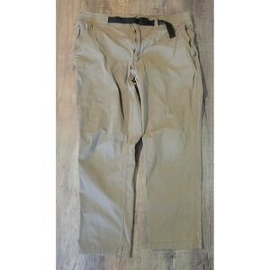 Duluth Trading Mens XLx32 Articulated Knees Belted Brown  Hiking‎ Outdoor Pants